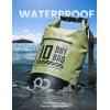 imageLamicall Dry Bag Waterproof Backpack  Zippered Pocket 10L20L Roll Top Waterproof Bag with Water proof Phone Case Floatable Drybag for Swimming Boating Kayaking Camping BeachOlive Green