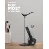 imageLamicall Headphone Stand Desktop Headset Holder  Desk Earphone Stand for All Headsets Such as Airpods Max HyperX Gaming Headphones BeatsSennheiser Music Headphones  BlackBlack