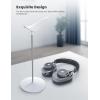 imageLamicall Headphone Stand Desktop Headset Holder  Desk Earphone Stand for All Headsets Such as Airpods Max HyperX Gaming Headphones BeatsSennheiser Music Headphones  BlackWhite
