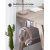 imageLamicall Headphone Stand Headset Hanger  360 Degree Rotation Earphone Hook Holder Mount Table Headphone Stand with Cable Organizer Gaming Headset Clamp for HyperX Razer Sony Sennheiser  BlackWhite