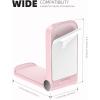 imageLamicall Headphone Stand Sticky Headset Hanger  Adhesive Headphone Holder Hook Mount Headset Stand Holder Clip Under Desk Earphone Clamp for Airpods Max HyperX Sennheiser BlackPink  Two Pack