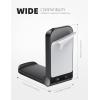imageLamicall Headphone Stand Sticky Headset Hanger  Adhesive Headphone Holder Hook Mount Headset Stand Holder Clip Under Desk Earphone Clamp for Airpods Max HyperX Sennheiser BlackBlack  Two Pack