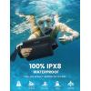 imageLamicall Waterproof Fanny Pack  2Pack Easy Handling Dry Bags Waterproof Pouch with Elastic Waist Strap for Swimming Beach Kayaking Cruise Ship Essentials 87 for iPhone 16 15 14 13 Pro MaxBlack