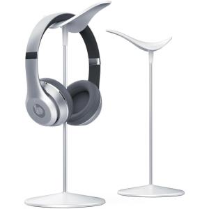 imageLamicall Headphone Stand Desktop Headset Holder  Desk Earphone Stand for All Headsets Such as Airpods Max HyperX Gaming Headphones BeatsSennheiser Music Headphones  BlackWhite