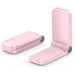 imageLamicall Headphone Stand Sticky Headset Hanger  Adhesive Headphone Holder Hook Mount Headset Stand Holder Clip Under Desk Earphone Clamp for Airpods Max HyperX Sennheiser BlackPink  Two Pack