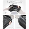 imageLamicall Aluminum Rugged Case Armor Designed for Apple Watch Case Series 8SE276SE54 45mm44mm Bumper Metal Watch Case Protective Armor Cover No Screen Protector Black