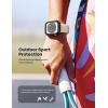 imageLamicall Aluminum Rugged Case Armor Designed for Apple Watch Case Series 8SE276SE54 45mm44mm Bumper Metal Watch Case Protective Armor Cover No Screen Protector Black