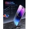 imageLamicall Glass Screen Protector for iPhone 14 Plus 13 Pro Max  Professional 9H Tempered Glass MilitaryGrade Shatterproof  HD Clear AntiScratch Fingerprint Easy Apply Frame 67 2 Pack14 Pro Max67