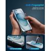 imageLamicall Glass Screen Protector for iPhone 14 Plus 13 Pro Max  Professional 9H Tempered Glass MilitaryGrade Shatterproof  HD Clear AntiScratch Fingerprint Easy Apply Frame 67 2 Pack15 61