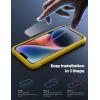 imageLamicall Glass Screen Protector for iPhone 14 Plus 13 Pro Max  Professional 9H Tempered Glass MilitaryGrade Shatterproof  HD Clear AntiScratch Fingerprint Easy Apply Frame 67 2 Pack14 Plus 67