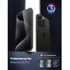 imageLamicall Glass Screen Protector for iPhone 14 Plus 13 Pro Max  Professional 9H Tempered Glass MilitaryGrade Shatterproof  HD Clear AntiScratch Fingerprint Easy Apply Frame 67 2 Pack15 Pro 61