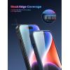 imageLamicall Glass Screen Protector for iPhone 14 Plus 13 Pro Max  Professional 9H Tempered Glass MilitaryGrade Shatterproof  HD Clear AntiScratch Fingerprint Easy Apply Frame 67 2 Pack15 Plus 67