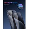 imageLamicall Glass Screen Protector for iPhone 14 Plus 13 Pro Max  Professional 9H Tempered Glass MilitaryGrade Shatterproof  HD Clear AntiScratch Fingerprint Easy Apply Frame 67 2 Pack15 Pro Max67