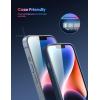 imageLamicall Glass Screen Protector for iPhone 14 Plus 13 Pro Max  Professional 9H Tempered Glass MilitaryGrade Shatterproof  HD Clear AntiScratch Fingerprint Easy Apply Frame 67 2 Pack14 Plus 67