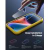 imageLamicall Glass Screen Protector for iPhone 14 Plus 13 Pro Max  Professional 9H Tempered Glass MilitaryGrade Shatterproof  HD Clear AntiScratch Fingerprint Easy Apply Frame 67 2 Pack14 Pro Max67