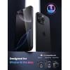 imageLamicall Glass Screen Protector for iPhone 14 Plus 13 Pro Max  Professional 9H Tempered Glass MilitaryGrade Shatterproof  HD Clear AntiScratch Fingerprint Easy Apply Frame 67 2 Pack16 Pro Max69