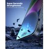 imageLamicall Glass Screen Protector for iPhone 14 Plus 13 Pro Max  Professional 9H Tempered Glass MilitaryGrade Shatterproof  HD Clear AntiScratch Fingerprint Easy Apply Frame 67 2 Pack15 Plus 67