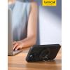 imageLamicall Magnetic Case for iPhone 14 Pro  Magnet Case Compatible for Magsafe AntiSlip Edge MILGrade Airbag Shockproof Translucent Hard Slim Protective Apple iPhone 14 Pro Cover BlackBlack
