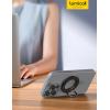 imageLamicall Magnetic Case for iPhone 14 Pro  Magnet Case Compatible for Magsafe AntiSlip Edge MILGrade Airbag Shockproof Translucent Hard Slim Protective Apple iPhone 14 Pro Cover BlackGray