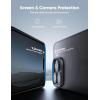 imageLamicall Magnetic Case for iPhone 14 Pro  Magnet Case Compatible for Magsafe AntiSlip Edge MILGrade Airbag Shockproof Translucent Hard Slim Protective Apple iPhone 14 Pro Cover BlackBlack
