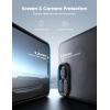 imageLamicall Magnetic Case for iPhone 14 Pro  Magnet Case Compatible for Magsafe AntiSlip Edge MILGrade Airbag Shockproof Translucent Hard Slim Protective Apple iPhone 14 Pro Cover BlackBlack