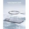 imageLamicall Magnetic Case for iPhone 14 Pro  Magnet Case Compatible for Magsafe AntiSlip Edge MILGrade Airbag Shockproof Translucent Hard Slim Protective Apple iPhone 14 Pro Cover BlackGray