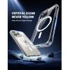 imageLamicall Magnetic Case for iPhone 14 Pro  Magnet Case Compatible for Magsafe AntiSlip Edge MILGrade Airbag Shockproof Translucent Hard Slim Protective Apple iPhone 14 Pro Cover BlackClear
