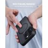 imageLamicall Magnetic Case for iPhone 14 Pro  Magnet Case Compatible for Magsafe AntiSlip Edge MILGrade Airbag Shockproof Translucent Hard Slim Protective Apple iPhone 14 Pro Cover BlackBlack