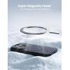 imageLamicall Magnetic Case for iPhone 14 Pro  Magnet Case Compatible for Magsafe AntiSlip Edge MILGrade Airbag Shockproof Translucent Hard Slim Protective Apple iPhone 14 Pro Cover BlackBlack