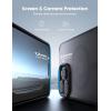 imageLamicall Magnetic Case for iPhone 14 Pro  Magnet Case Compatible for Magsafe AntiSlip Edge MILGrade Airbag Shockproof Translucent Hard Slim Protective Apple iPhone 14 Pro Cover BlackBlack