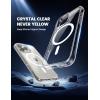 imageLamicall Magnetic Case for iPhone 14 Pro  Magnet Case Compatible for Magsafe AntiSlip Edge MILGrade Airbag Shockproof Translucent Hard Slim Protective Apple iPhone 14 Pro Cover BlackClear