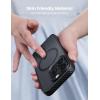 imageLamicall Magnetic Case for iPhone 14 Pro  Magnet Case Compatible for Magsafe AntiSlip Edge MILGrade Airbag Shockproof Translucent Hard Slim Protective Apple iPhone 14 Pro Cover BlackBlack