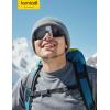 imageLamicall Polarized Sports Sunglasses for Men Women 24g UV400 Protection Sun Glasses for Cycling Running Baseball FishingBlack Framegray Lens