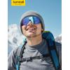 imageLamicall Polarized Sports Sunglasses for Men Women 24g UV400 Protection Sun Glasses for Cycling Running Baseball FishingBlue Frameblue Lens