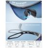 imageLamicall Polarized Sports Sunglasses for Men Women 24g UV400 Protection Sun Glasses for Cycling Running Baseball FishingGray Frameblue Green Lens