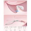 imageLamicall Polarized Sports Sunglasses for Men Women 24g UV400 Protection Sun Glasses for Cycling Running Baseball FishingPink Framepink Lens