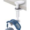 imageLamicall Headphone Stand Headset Hanger  360 Rotating Upgraded Earphones Holder Hook Mount Clamp Under Desk for Airpods Max Sennheiser More Black