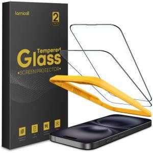 imageLamicall Glass Screen Protector for iPhone 14 Plus 13 Pro Max  Professional 9H Tempered Glass MilitaryGrade Shatterproof  HD Clear AntiScratch Fingerprint Easy Apply Frame 67 2 Pack16 Plus67