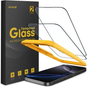 imageLamicall Glass Screen Protector for iPhone 14 Plus 13 Pro Max  Professional 9H Tempered Glass MilitaryGrade Shatterproof  HD Clear AntiScratch Fingerprint Easy Apply Frame 67 2 Pack16 Pro Max69