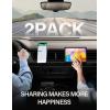 imageLamicall 2 Pack Fits MagSafe Car Mount 20 Upgraded Magnets Magnetic Phone Holder CarAir Vent Cell Phone Holder Clip MagSafe Accessories for iPhone 16 15 Pro Max Plus 14 13 12 Mini ampamp All Phones
