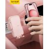 imageLamicall 2025 Wider Clamp ampamp Metal Hook Car Phone Holder Vent Thick Cases Friendly Phone Holders for Your Car Mount Automobile Hands Free Cradle Air Vent for iPhone 16 15 14 13 Pro Max SmartphoneNEW Upgraded  Pink