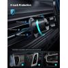 imageLamicall 2025 Wider Clamp ampamp Metal Hook Car Phone Holder Vent Thick Cases Friendly Phone Holders for Your Car Mount Automobile Hands Free Cradle Air Vent for iPhone 16 15 14 13 Pro Max SmartphoneNEW Upgraded  Wood grain