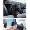 imageLamicall 2025 Wider Clamp ampamp Metal Hook Car Phone Holder Vent Thick Cases Friendly Phone Holders for Your Car Mount Automobile Hands Free Cradle Air Vent for iPhone 16 15 14 13 Pro Max SmartphoneNEW Upgraded  Dark grey