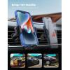 imageLamicall 2025 Wider Clamp ampamp Metal Hook Car Phone Holder Vent Thick Cases Friendly Phone Holders for Your Car Mount Automobile Hands Free Cradle Air Vent for iPhone 16 15 14 13 Pro Max SmartphoneBlack