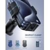 imageLamicall 2025 Wider Clamp ampamp Metal Hook Car Phone Holder Vent Thick Cases Friendly Phone Holders for Your Car Mount Automobile Hands Free Cradle Air Vent for iPhone 16 15 14 13 Pro Max SmartphoneNEW Upgraded  Dark grey