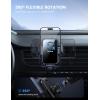 imageLamicall 2025 Wider Clamp ampamp Metal Hook Car Phone Holder Vent Thick Cases Friendly Phone Holders for Your Car Mount Automobile Hands Free Cradle Air Vent for iPhone 16 15 14 13 Pro Max SmartphoneNEW Upgraded  Lucite black
