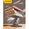 imageLamicall Adjustable Phone Stand for Desk  360 Rotating Foldable Cell Phone Holder Desktop Portable Cellphone Stand Office Desk Accessories for iPhone 16 15 14 13 Pro Max 410 Smartphones iPadGrey