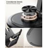 imageLamicall Adjustable Phone Stand for Desk  360 Rotating Foldable Cell Phone Holder Desktop Portable Cellphone Stand Office Desk Accessories for iPhone 16 15 14 13 Pro Max 410 Smartphones iPadBlack