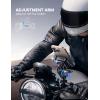 imageLamicall All Metal Motorcycle Phone Mount  Anti Shake Extendable Arm Bike Phone Holder Handlebar Clamp Bicycle Cell Phone Mount for iPhone 16 Pro Max 15 14 Galaxy S24 Ultra 4772quot Phones4772 Phones