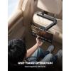 imageLamicall Car Headrest Tablet Holder  3 in 1 Extension Arm Adjustable Tablet Car Mount for Back Seat Road Trip Essentials for Kids for 4711quot Device Like iPad Pro Air Mini Galaxy Fire BlackBlack